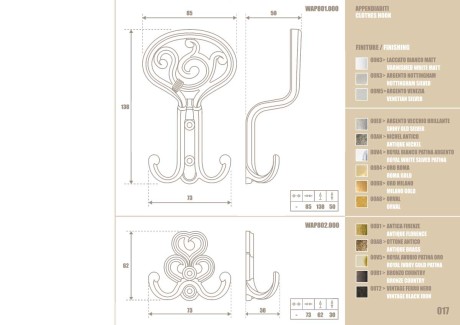 Przejdź do produktu wieszak meblowy czarny WAP 801.000.00N4